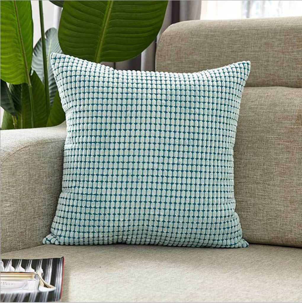 3-Piece blues Coordinated Pillow Bundle with Inserts – square 2 size options – Fancy & Stacy
