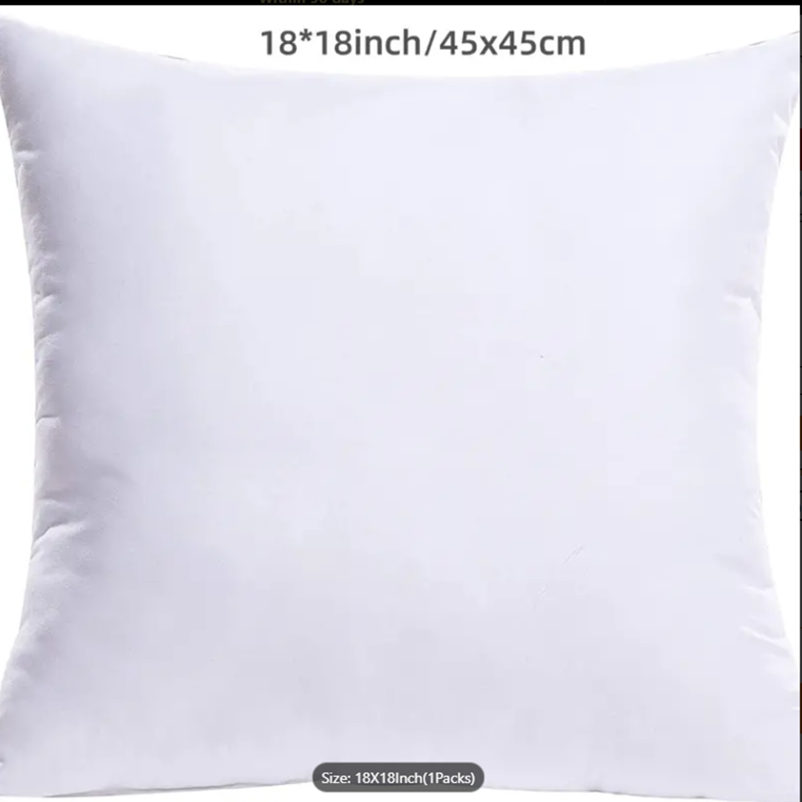 Textured Cotton Blend leaf tropical design Throw Pillow (With insert) size 18"x18"