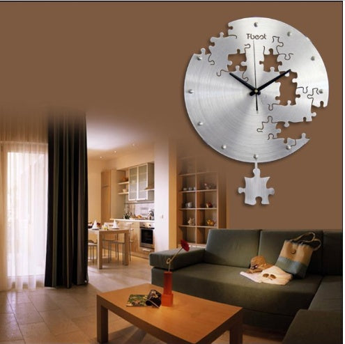 16 Inch Circular Creative Wall Clock Art Wall Watch Modern Design