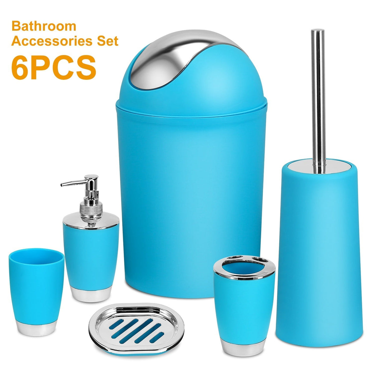 Bathroom Accessories Set 6 Pcs Bathroom Set Ensemble