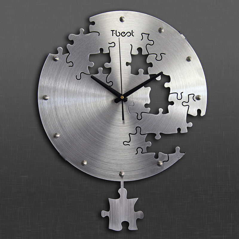 16 Inch Circular Creative Wall Clock Art Wall Watch Modern Design