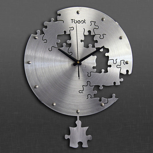 16 Inch Circular Creative Wall Clock Art Wall Watch Modern Design