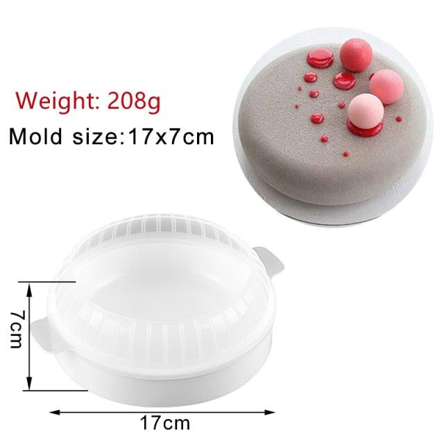 Silicone Cake Molds Pastry muffin liners Mousse Baking Tools non- Stick bakeware