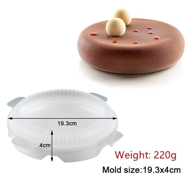 Silicone Cake Molds Pastry muffin liners Mousse Baking Tools non- Stick bakeware