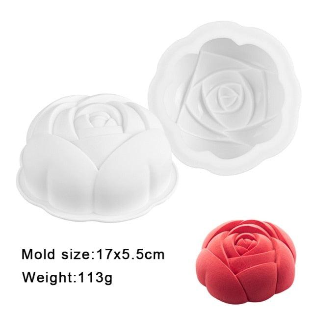 Silicone Cake Molds Pastry muffin liners Mousse Baking Tools non- Stick bakeware