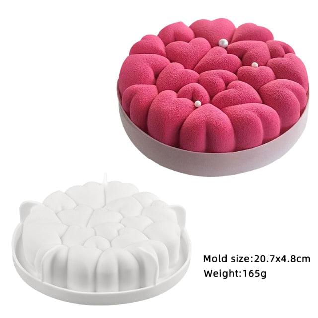 Silicone Cake Molds Pastry muffin liners Mousse Baking Tools non- Stick bakeware