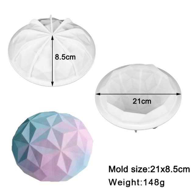 Silicone Cake Molds Pastry muffin liners Mousse Baking Tools non- Stick bakeware