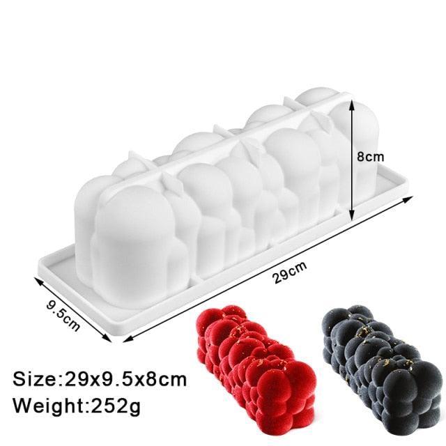 Silicone Cake Molds Pastry muffin liners Mousse Baking Tools non- Stick bakeware