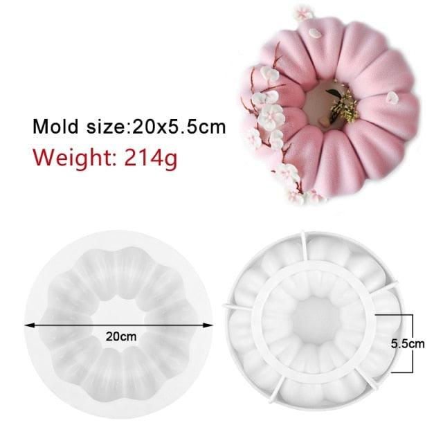 Silicone Cake Molds Pastry muffin liners Mousse Baking Tools non- Stick bakeware