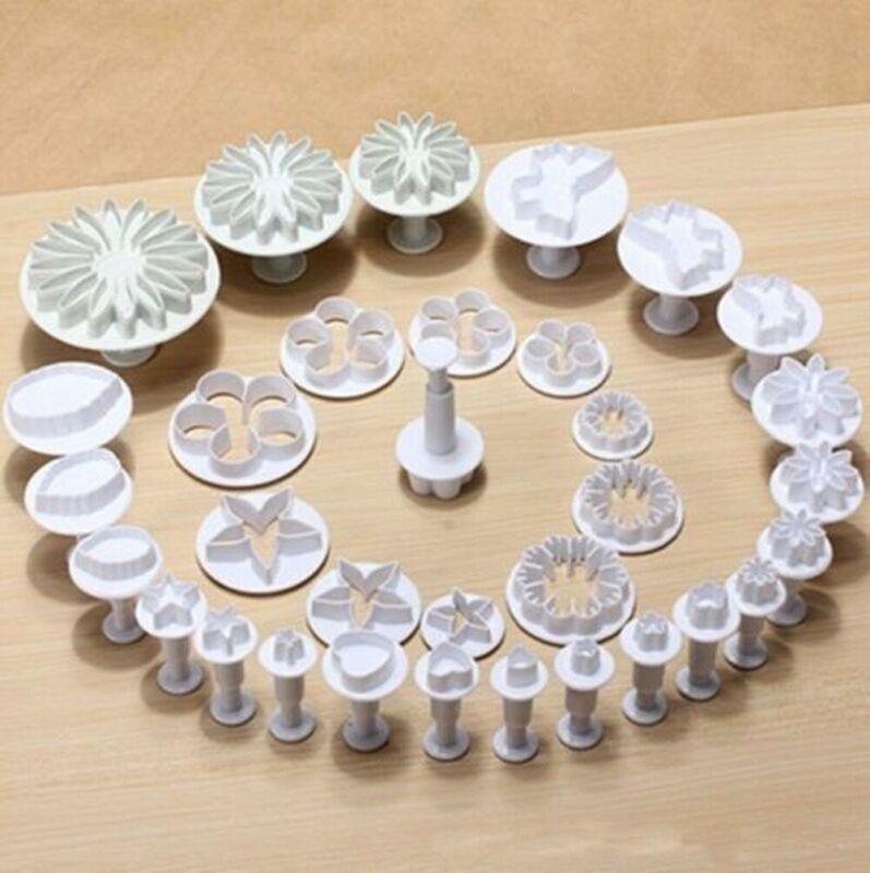 33 piece set of molds and decorating tools durable plastics, high temperature resistant safe