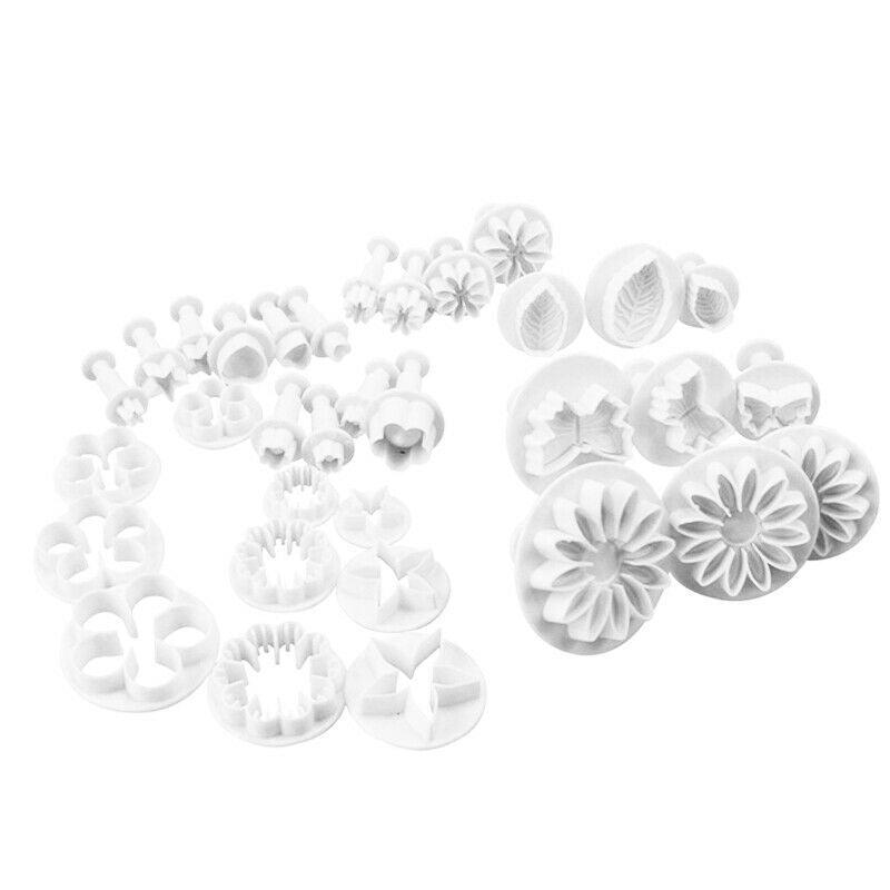 33 piece set of molds and decorating tools durable plastics, high temperature resistant safe