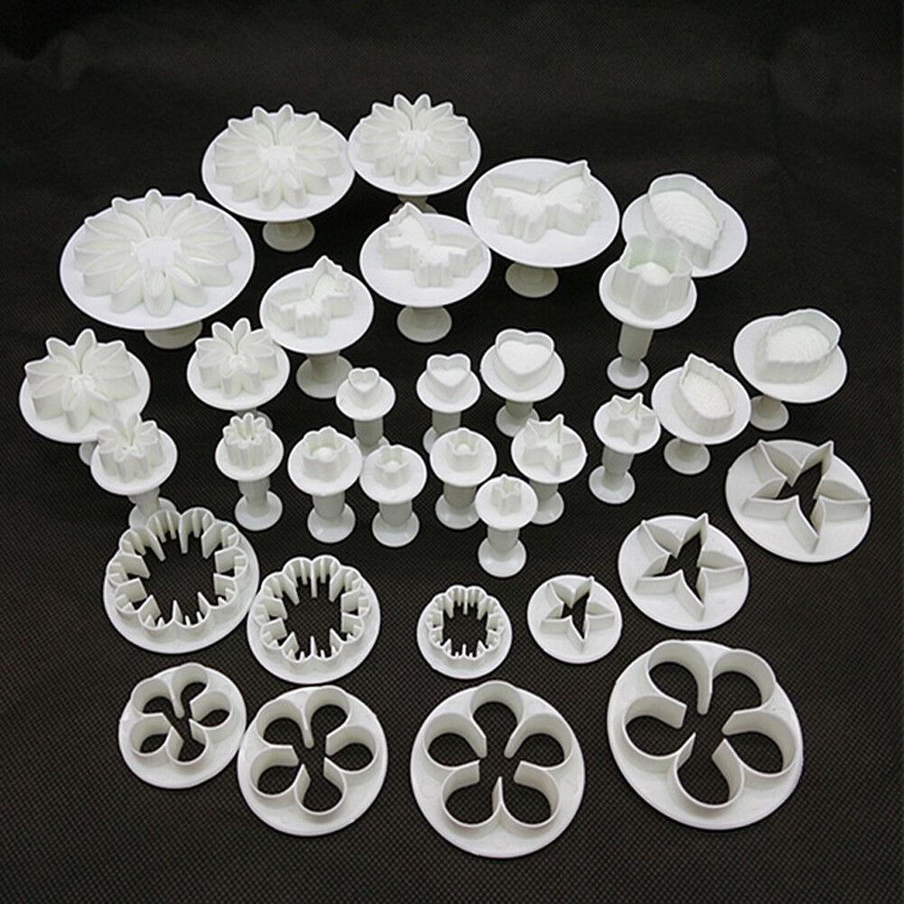 33 piece set of molds and decorating tools durable plastics, high temperature resistant safe