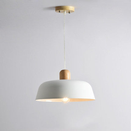 Nordic Wood Pendant Lighting Fixture hanging Lamp Suspension Light Home Decor Black