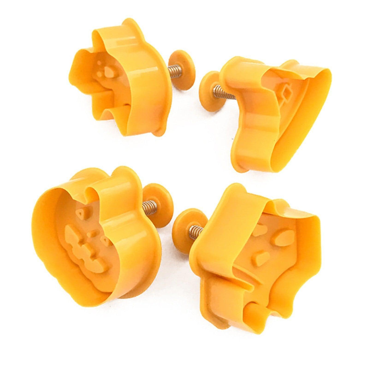 Halloween Cookie Cutter 3D Baking Mold Cookie Stamp Biscuit Mold Fondant Cake Decorating Tools Halloween Cookie Cutters Set Fondant Stamper Pastry Cutter Haunted House Hat Ghost Pumpkin Kitchen Molds