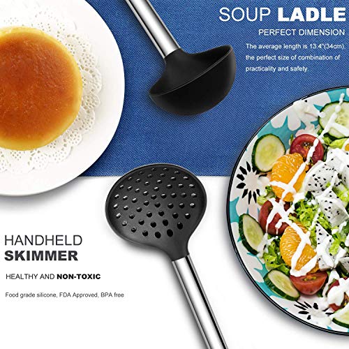 Kitchen Utensil Set, 33 Kitchen Gadgets & Spoons for Nonstick cookware