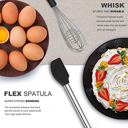 Kitchen Utensil Set, 33 Kitchen Gadgets & Spoons for Nonstick cookware
