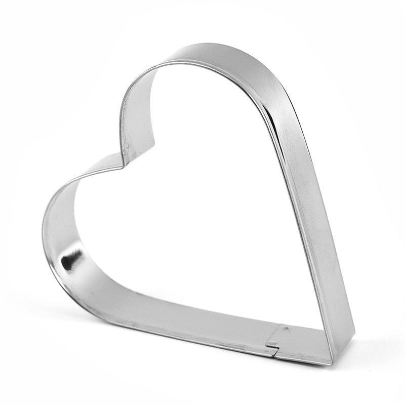 heart shaped Pastry Cutters set of 5 different sizes for multiple holiday celebrations