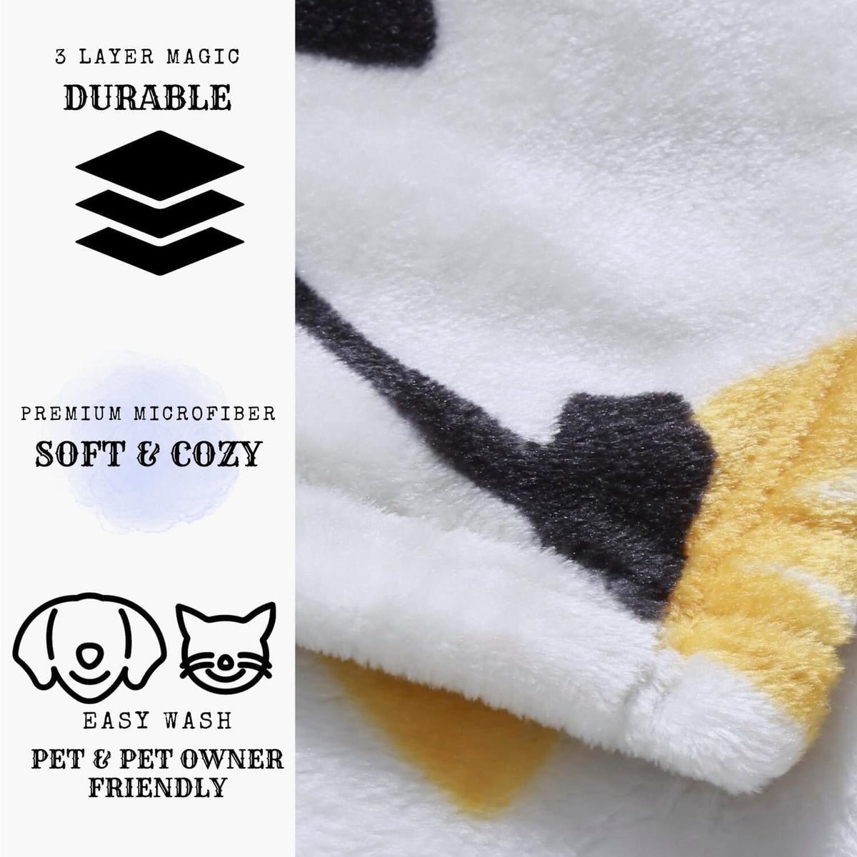 DaDa Bedding Soft Lightweight Fleece Throw Blanket, Yellow Fleur Floral Golden Orange Silver/Grey