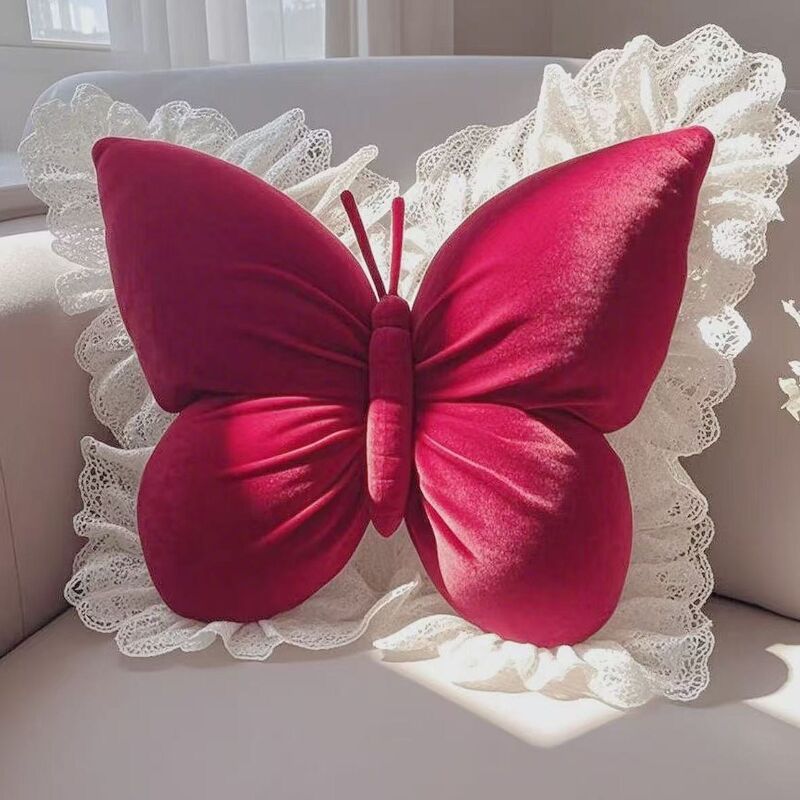 Butterfly Princess Pillow: Office Living Room Bedroom (with Bow). Sofa/Car