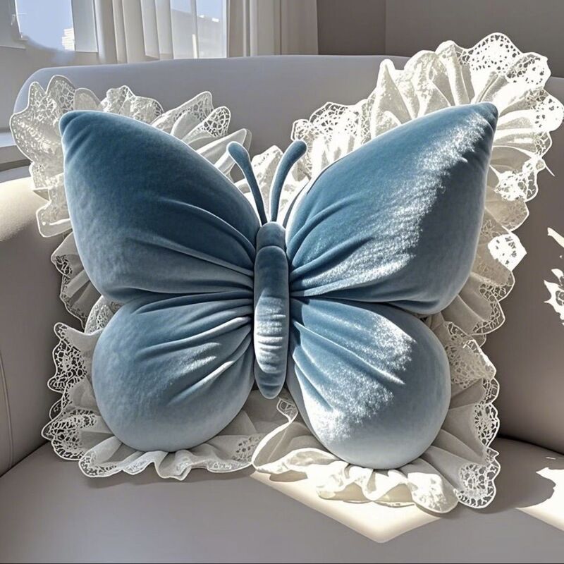 Butterfly Princess Pillow: Office Living Room Bedroom (with Bow). Sofa/Car