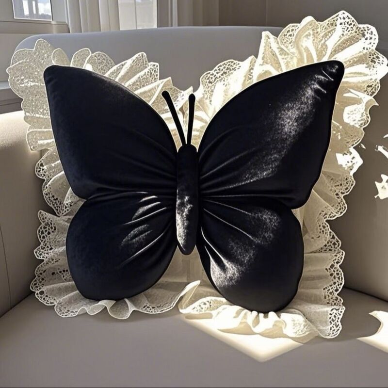 Butterfly Princess Pillow: Office Living Room Bedroom (with Bow). Sofa/Car