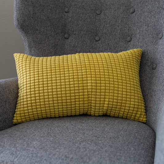 12''x20'' Soft Chenille Dot Throw Pillow | 8 Colors – Plush Textured Design |Lumbar support