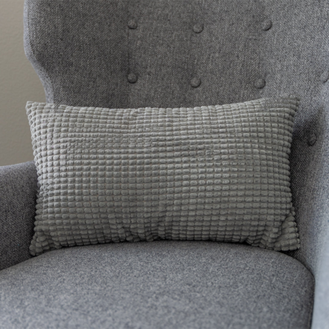 12''x20'' Soft Chenille Dot Throw Pillow | 8 Colors – Plush Textured Design |Lumbar support