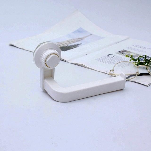 Acrylic Toilet Paper Holder Modern Black Hanger Toilet Tissue Roll Holders Dispenser Wall Mounted