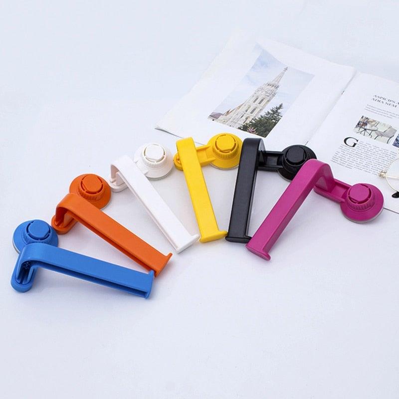 Acrylic Toilet Paper Holder Modern Black Hanger Toilet Tissue Roll Holders Dispenser Wall Mounted