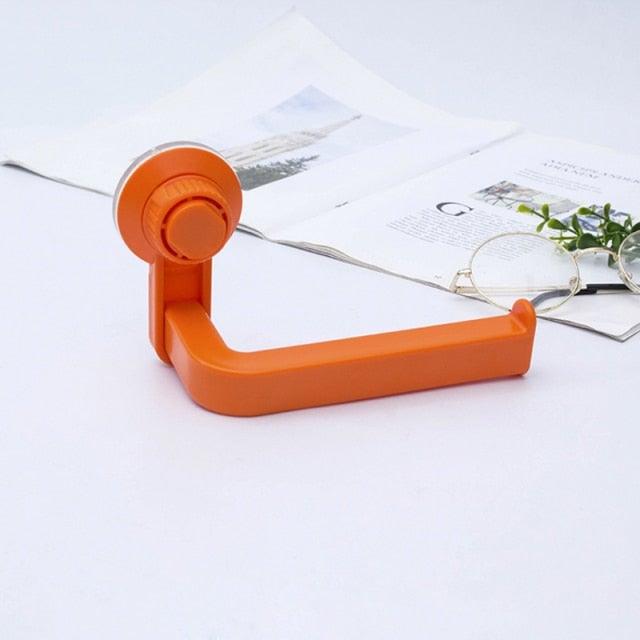 Acrylic Toilet Paper Holder Modern Black Hanger Toilet Tissue Roll Holders Dispenser Wall Mounted