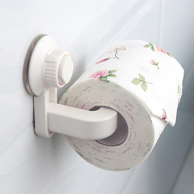 Acrylic Toilet Paper Holder Modern Black Hanger Toilet Tissue Roll Holders Dispenser Wall Mounted