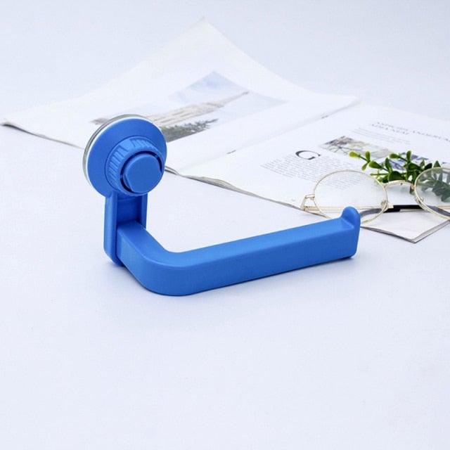 Acrylic Toilet Paper Holder Modern Black Hanger Toilet Tissue Roll Holders Dispenser Wall Mounted