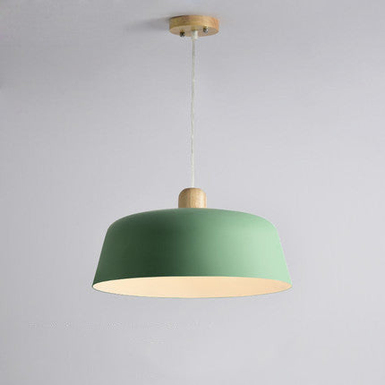 Nordic Wood Pendant Lighting Fixture hanging Lamp Suspension Light Home Decor Black