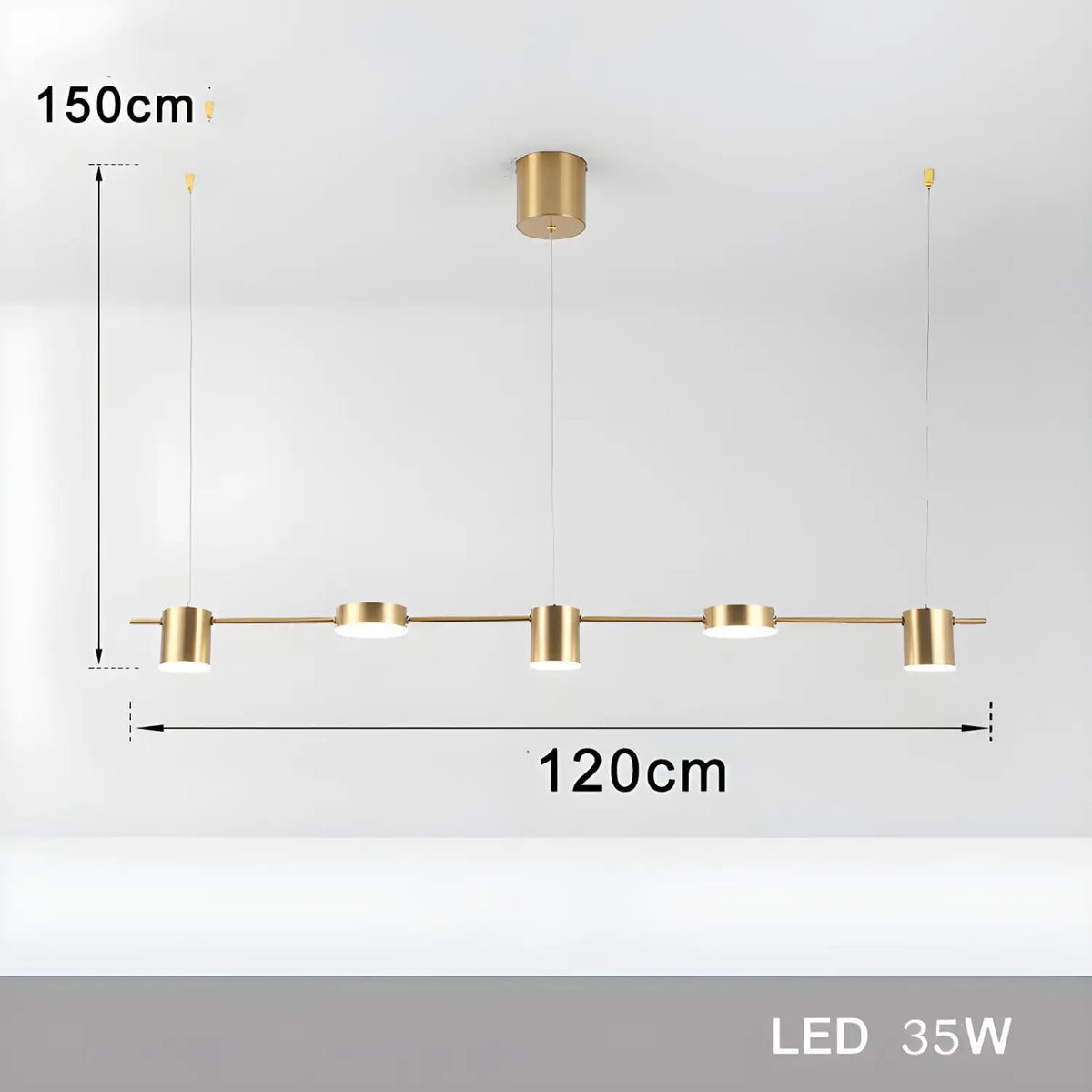 LED Pendant Light Kitchen - Modern Light for Bar, Dining Room, and Table