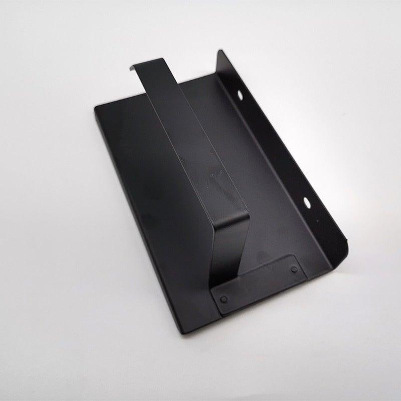 NEW: Stainless steel toilet paper holder with Shelf Wall Mounted Modern Paper Towel Adapter