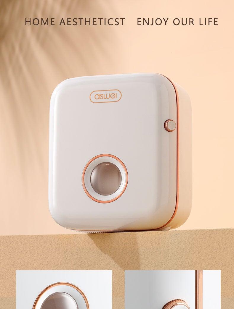 Toilet Paper Holder Stander wall mounted Adhesive Bathroom Tissue Box Holder Facial Toilet Tissue