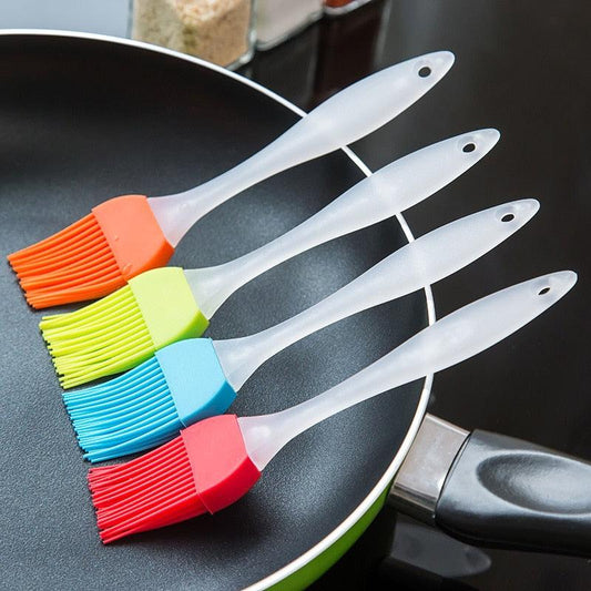 Silicone Basting Brush for use on Cakes Barbeque Pastry  Heat resistant 4 colors