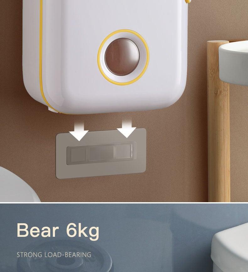 Toilet Paper Holder Stander wall mounted Adhesive Bathroom Tissue Box Holder Facial Toilet Tissue