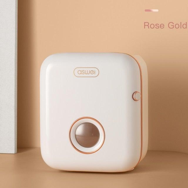 Toilet Paper Holder Stander wall mounted Adhesive Bathroom Tissue Box Holder Facial Toilet Tissue